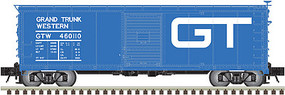Atlas USRA Steel Boxcar Grand Trunk Western 460124 N Scale Model Train Freight Car #50003335