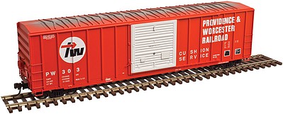 Atlas FMC 5077 Single Door Boxcar P&W #303 N Scale Model Train Freight Car #50003434