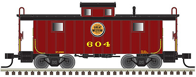 Atlas NE-5 Caboose Chicago Great Western 604 N Scale Model Train Freight Car #50003499