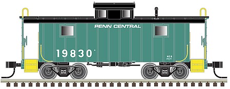 Atlas NE-5 Caboose Penn Central #19830 N Scale Model Train Freight Car #50003509