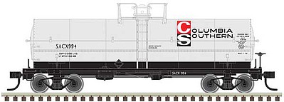 Atlas 11,000-Gallon Tank Car Columbia Southern SAC #994 N Scale Model Train Freight Car #50003742