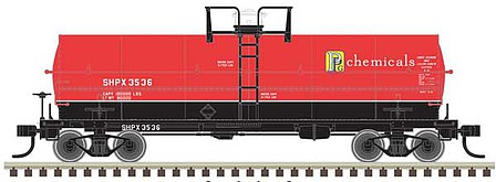 Atlas 11,000-Gallon Tank Car PPG Chemicals SHPX 3536 N Scale Model Train Freight Car #50003750