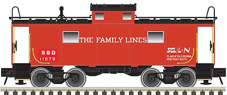 Atlas NE-6 Caboose Seaboard System Family Lines CRR 11078 N Scale Model Train Freight Car #50003840
