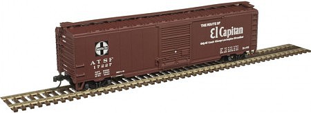 Atlas ATSF Santa Fe 50 Single Door boxcar #17227 N Scale Model Train Freight Car #50003864