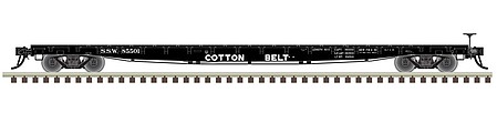 Atlas 60 Flat Car Cotton Belt #85543 N Scale Model Train Freight Car #50003934