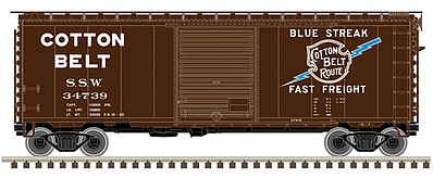 Atlas 40 PS1 Boxcar Cotton Belt #34760 N Scale Model Train Freight Car #50003968