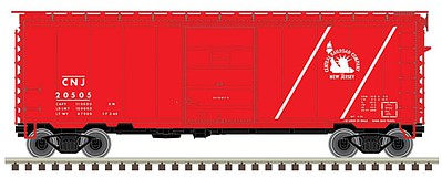 Atlas 40 PS1 Boxcar Central New Jersey #20505 N Scale Model Train Freight Car #50003970