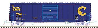 Atlas 50 Precision Design Rib-Side Boxcar WM #35182 N Scale Model Train Freight Car #50004006