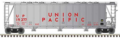 Atlas 3500 Cubic Foot Dry Flo Hopper Union Pacific #19233 N Scale Model Train Freight Car #50004032