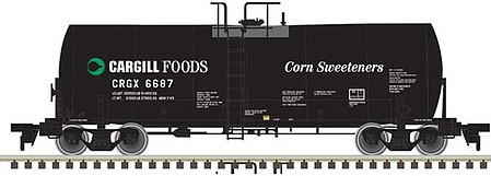 Atlas Corn Syrup 17,600-Gallon Tank Car Cargill Foods 6703 N Scale Model Train Freight Car #50004092