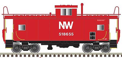Atlas Standard Cupola Caboose Norfolk & Western #518604 N Scale Model Train Freight Car #50004144