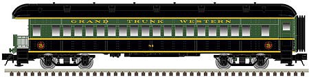 Atlas Observation Car Grand Trunk Western #84 N Scale Model Train Passenger Car #50004248