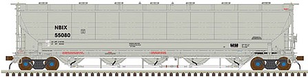 Atlas Trinity 5660 Covered Hopper NBIX #55012 N Scale Model Train Freight Car #50004331