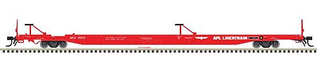Atlas ACF 89 4 Intermodal Flatcar AP Lines #17030 N Scale Model Train Freight Car #50004427