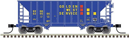 Atlas Greenville 100 Ton Twin Hopper GWS #629649 N Scale Model Train Freight Car #50004539