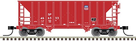 Atlas Greenville 100 Ton Twin Hopper Union Pacific #466381 N Scale Model Train Freight Car #50004551