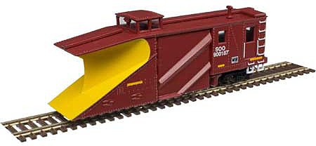 Atlas Russell Snow Plow SOO Line #900187 N Scale Model Train Freight Car #50005137
