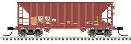 Atlas Greenville 100-Ton 2-Bay Hopper Car AE #910139 N Scale Model Train Freight Car Load #50005375