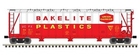 Atlas 3500 Dry-Flo 3-Bay Covered Hopper Bakelite #50211
