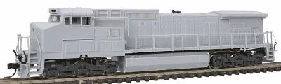 Atlas GE Dash 8-40CW Undecorated (ATSF Style) N Scale Model Train Diesel Locomotive #51901