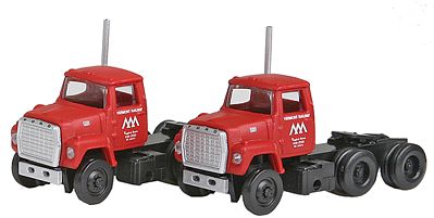 Atlas Atlas N Ford Tractor Cab(TM) Ford(R) LNT 9000 Tractor Cabs Vermont Railway (red, white) - N-Scale
