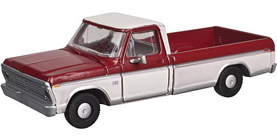 Atlas 73 Ford F-100 2 Tone Red/White Pick Up Truck N Scale Model Railroad Vehicle #60000115