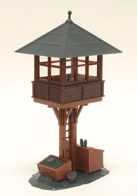 Atlas Elevated Gate Tower Built-Up HO Scale Model Railroad Building #601