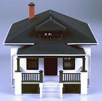 Atlas Barb's Bungalow Assembled HO Scale Model Railroad Building #612 Atlas Barb's Bungalow Assembled HO Scale Model Railroad Building #612