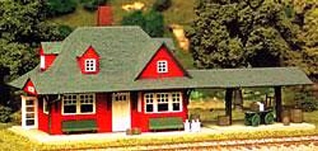 Atlas Passenger Station Kit HO Scale Model Railroad Building #706