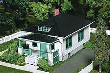 Atlas Barbs Bungalow Kit HO Scale Model Railroad Building #712