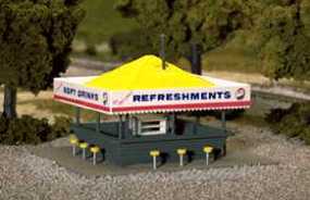 Refreshment Stand Kit HO Scale Model Railroad Building #715