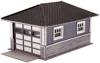 Atlas Barbs Bungalow Garage Wooden Kit (2) HO Scale Model Railroad Building #730