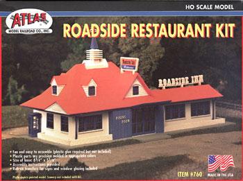 Atlas Roadside Restaurant Kit HO Scale Model Railroad Building #760