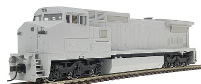Atlas Series Silver GE Dash 8-40CW Undecorated HO Scale Model Train Diesel Locomotive #7604