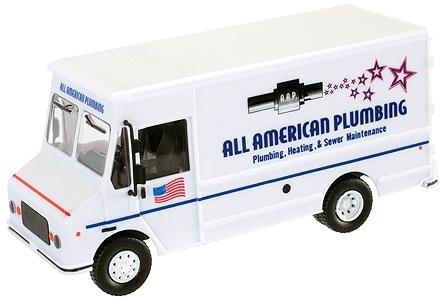 Atlas Walk-in Van All American Plumbing HO Scale Model Railroad Vehicle #99087065
