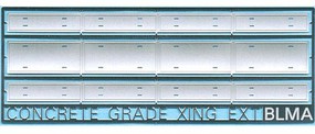 Atlas Concrete Grade Crossing Expander Additional Center Sections for 150-BLMA79 N-Scale Atlas Concrete Grade Crossing Expander Additional Center Sections for 150-BLMA79 N-Scale