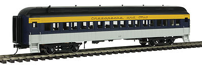 Atlas-O 60 Coach Car 2 Rail Chesapeake & Ohio O Scale Model Train Passenger Car #2001165