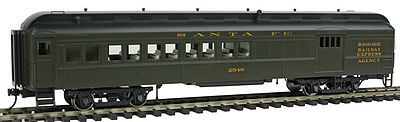 Atlas-O TM 60 Combine Pass 2-Rail Santa Fe 2554/2555 O Scale Model Train Passenger Car #2001254