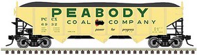 Atlas-O O Trainman 70-Ton 9-Panel Hopper, Peabody Coal Atlas-O O Trainman 70-Ton 9-Panel Hopper, Peabody Coal