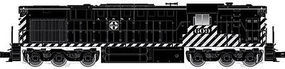 Atlas-O RSD-7/15 3 Rail ATSF #604 O Scale Model Train Diesel Locomotive #20020025