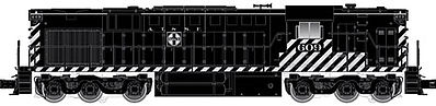 Atlas-O RSD-7/15 2 Rail DCC ATSF 609 O Scale Model Train Diesel Locomotive #20050026