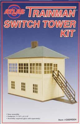 Atlas-O Switch Tower Structure Kit O Scale Model Railroad Building #2009004