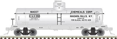 Atlas-O ACF Type 27 8,000-Gallon - 3-Rail Niacet Chemicals O Scale Model Train Freight Car #3003823