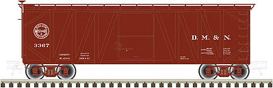 Atlas-O USRA Single-Sheathed Wood Boxcar 2-Rail D,M,&N O Scale Model Train Freight Car #3004106