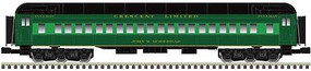 Atlas-O 70' Madison Heavyweight 4-Car Set 3-Rail Ready to Run Southern Railway Baggage, 2 Coaches, Observation (Crescent, green, black) O-Scale