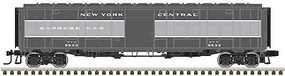 Atlas-O Express Boxcar (Rebuilt Troop Sleeper) 3-Rail Ready to Run New York Central (Two-Tone Gray O-Scale Atlas-O Express Boxcar (Rebuilt Troop Sleeper) 3-Rail Ready to Run New York Central (Two-Tone Gray O-Scale