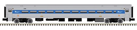 Atlas-O Comet II Commuter Coach 2-Pack - 2-Rail - Ready to Run Metro-North 6147, 6149 (silver, blue) - O-Scale