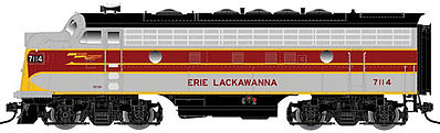 Atlas-O F7A Powered 2-Rail Erie Lackawanna #7114 O Scale Model Train Diesel Locomotive #30124004
