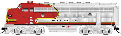 Atlas-O F7A Powered 2-Rail ATSF #45L O Scale Model Train Diesel Locomotive #30124014