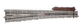 Atlas-O 3 Rail #7.5 High Speed Righthand Turnout O Scale Nickel Silver Model Train Track #6022 Atlas-O 3 Rail #7.5 High Speed Righthand Turnout O Scale Nickel Silver Model Train Track #6022